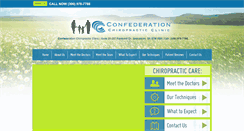 Desktop Screenshot of confedchiro.com