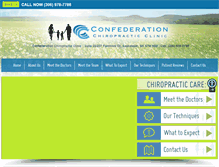 Tablet Screenshot of confedchiro.com